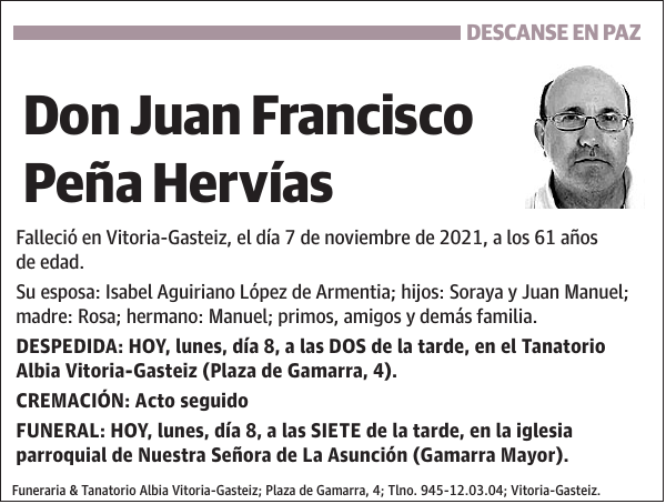 Juan Francisco Peña Hervías