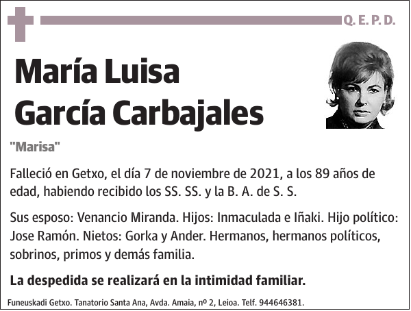 María Luisa García Carbajales