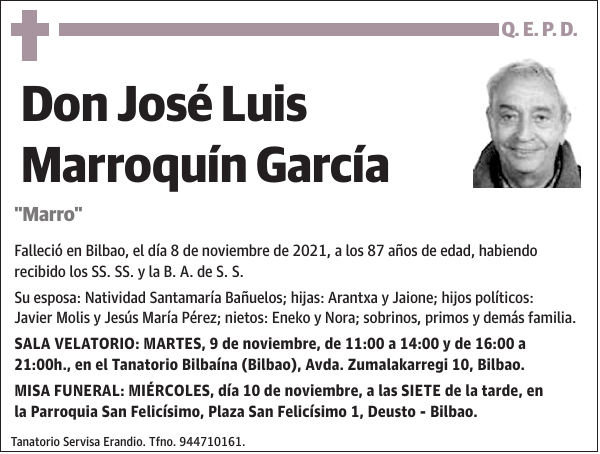 José Luis Marroquín García