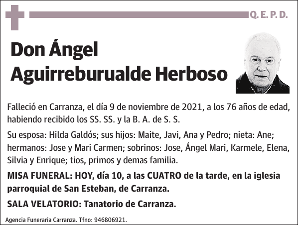 Ángel Aguirreburualde Herboso