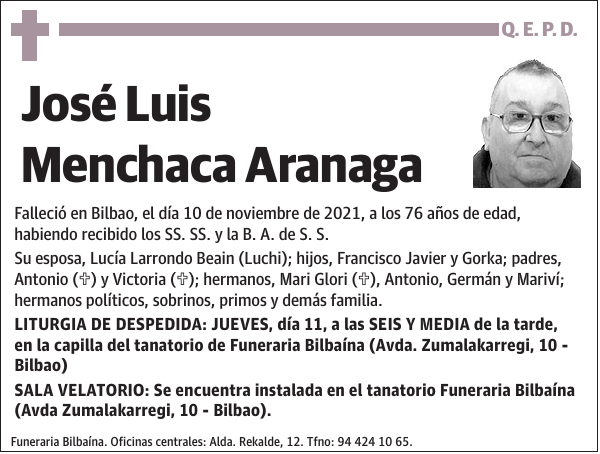 José Luis Menchaca Aranaga