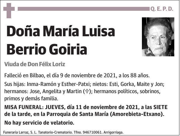 María Luisa Berrio Goiria