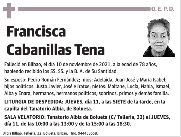 Francisca Cabanillas Tena