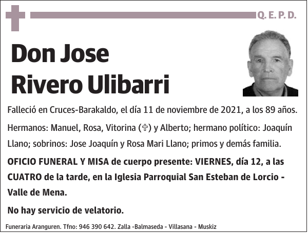 Jose Rivero Ulibarri