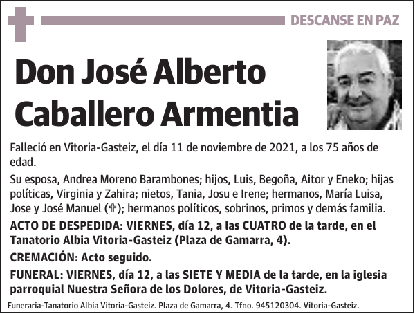 José Alberto Caballero Armentia