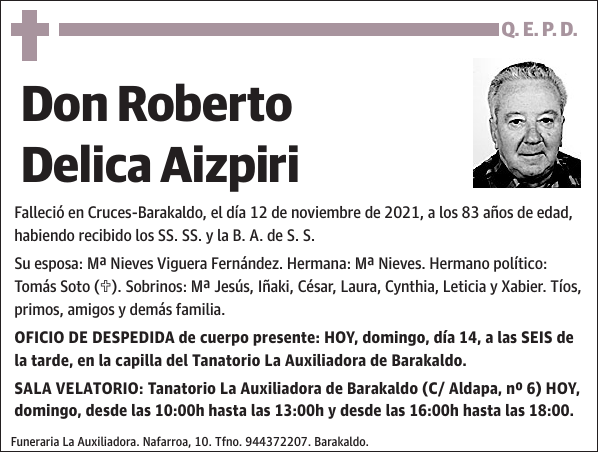 Roberto Delica Aizpiri