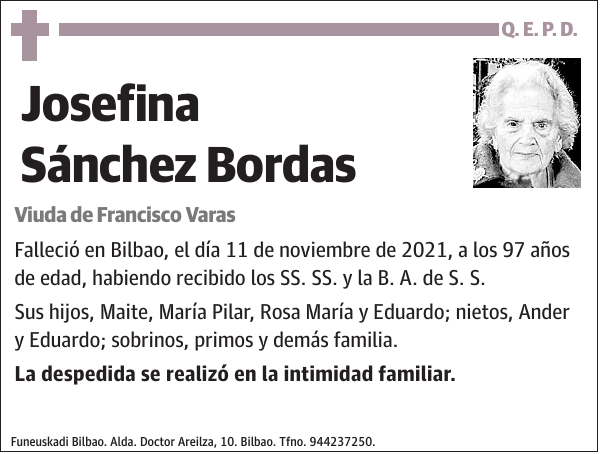 Josefina Sánchez Bordas