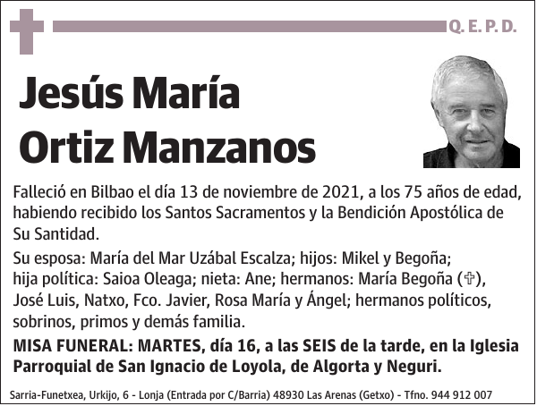 Jesús María Ortiz Manzanos