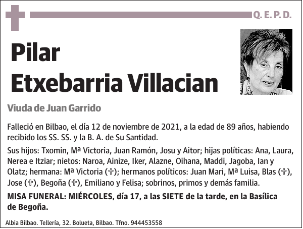 Pilar Etxebarria Villacian