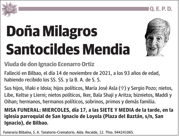 Milagros Santocildes Mendia