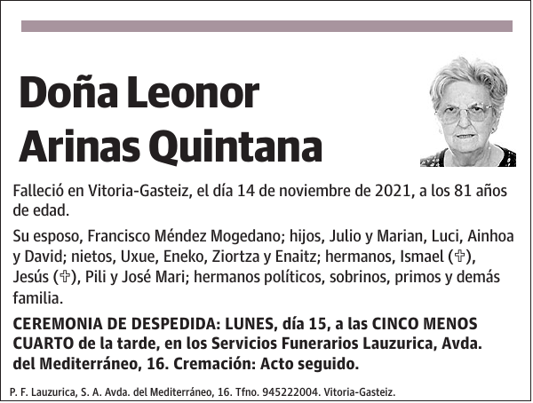 Leonor Arinas Quintana