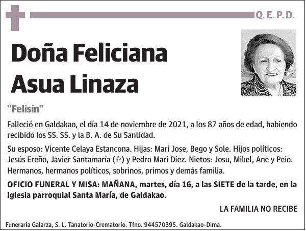 Feliciana Asua Linaza