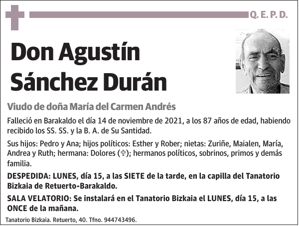 Agustín Sánchez Durán