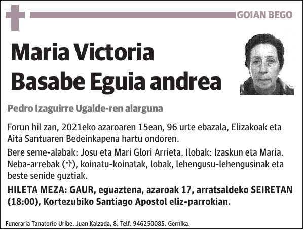 Maria Victoria Basabe Eguia