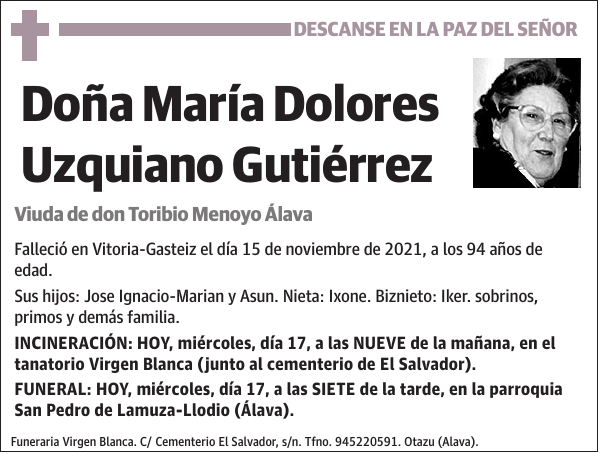 María Dolores Uzquiano Gutiérrez