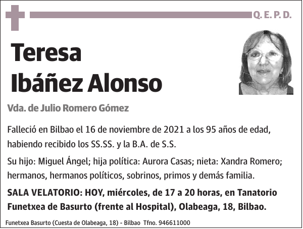 Teresa Ibáñez Alonso