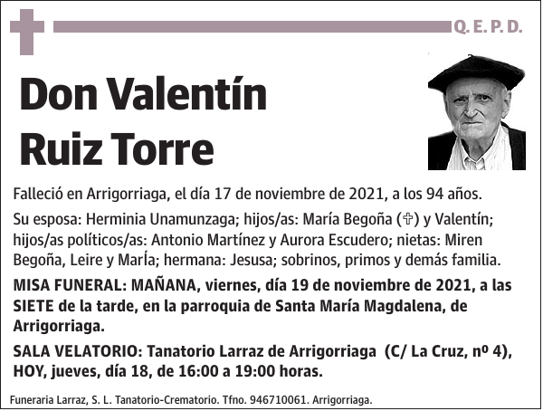 Valentín Ruiz Torre