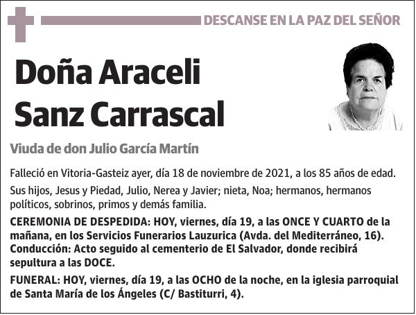 Araceli Sanz Carrascal