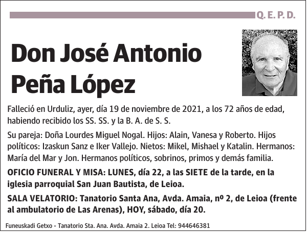 José Antonio Peña López