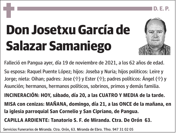 Josetxu García de Salazar Samaniego