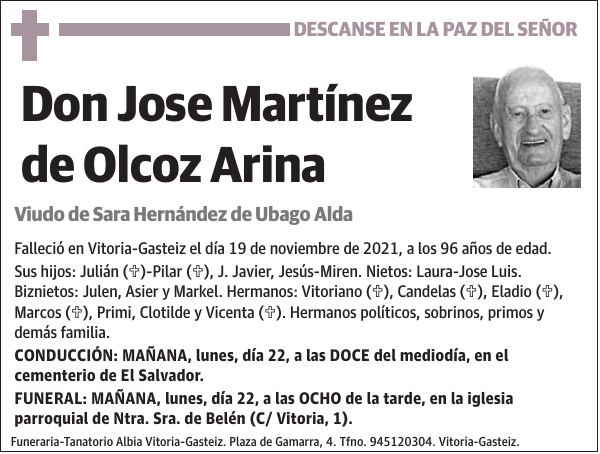 Jose Martínez de Olcoz Arina