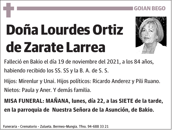 Lourdes Ortiz de Zarate Larrea