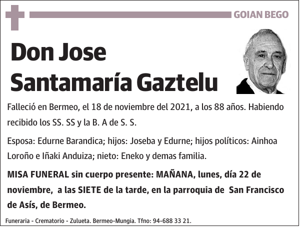 Jose Santamaría Gaztelu