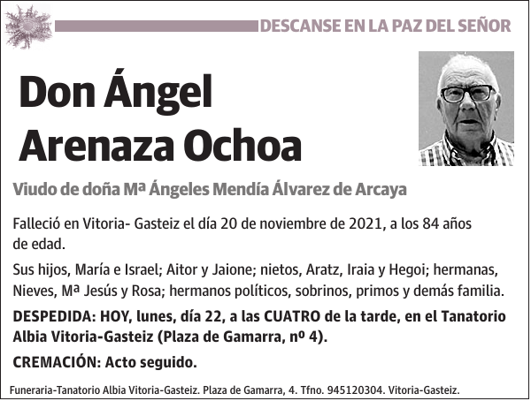 Ángel Arenaza Ochoa