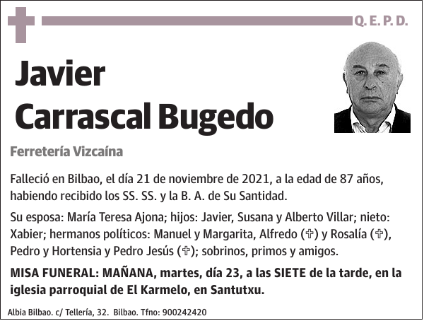 Javier Carrascal Bugedo