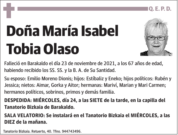 María Isabel Tobia Olaso