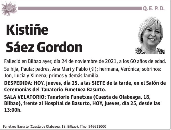 Kistiñe Sáez Gordon