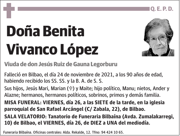 Benita Vivanco López