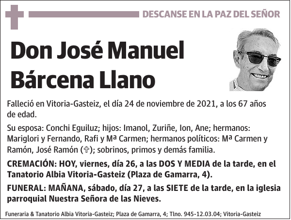 José Manuel Bárcena Llano