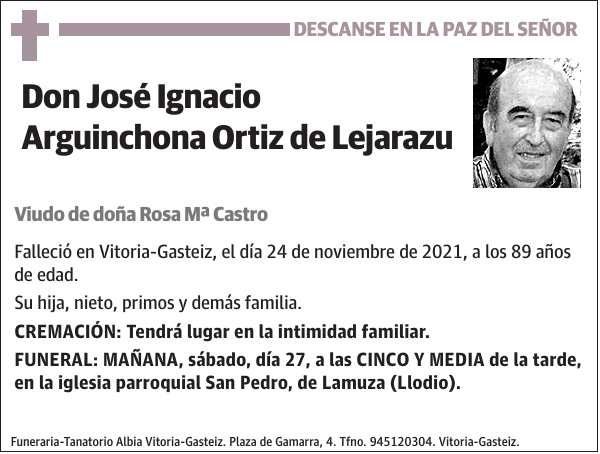 José Ignacio Arguinchona Ortiz de Lejarazu