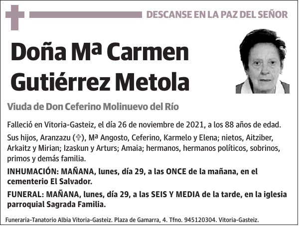 Mª Carmen Gutiérrez Metola