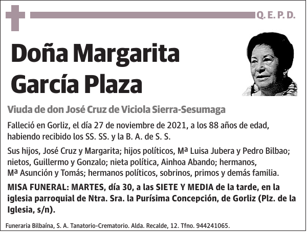 Margarita García Plaza