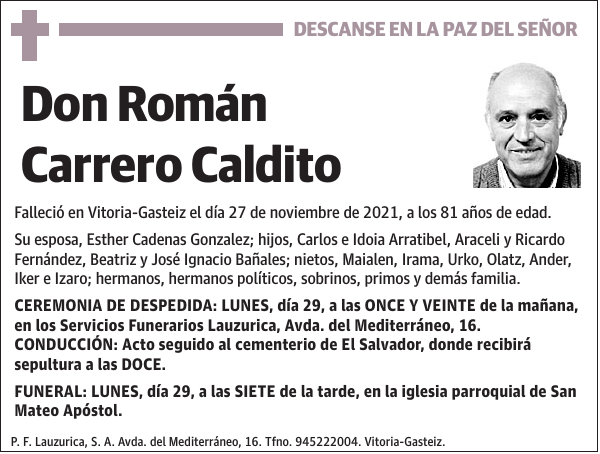 Román Carrero Caldito