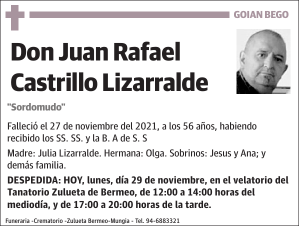 Juan Rafael Castrillo Lizarralde