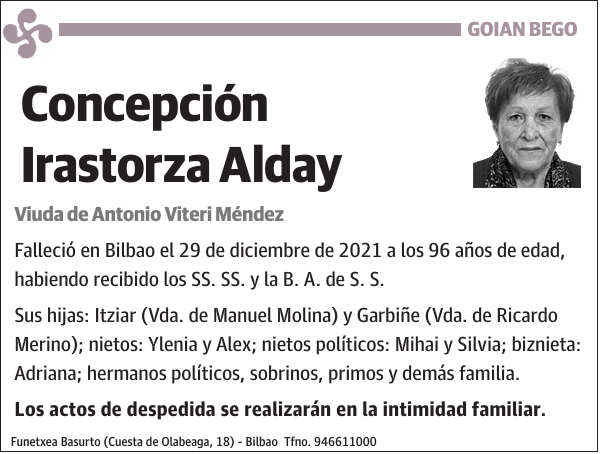 Concepción Irastorza Alday