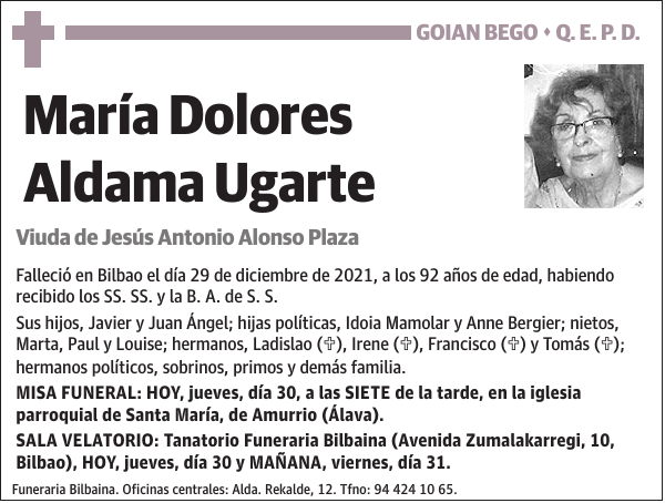 María Dolores Aldama Ugarte