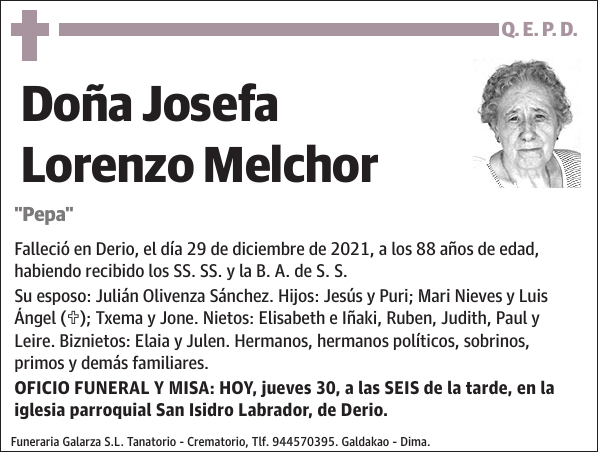 Josefa Lorenzo Melchor