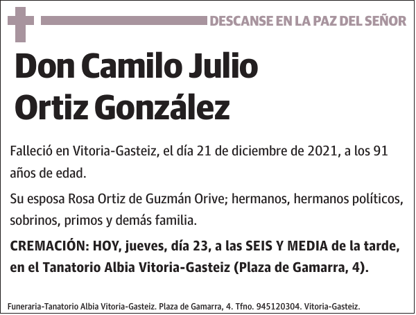 Camilo Julio Ortiz González