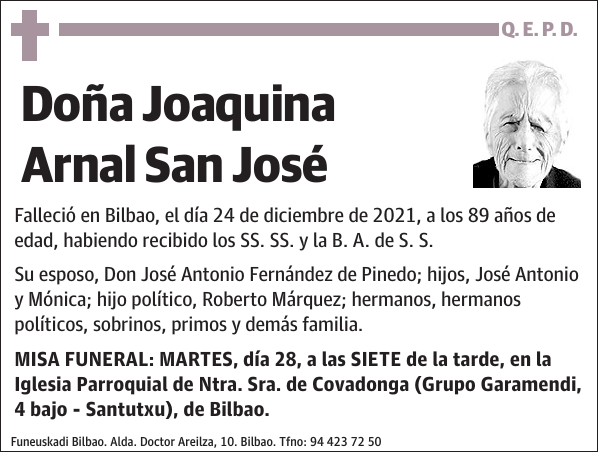 Joaquina Arnal San José