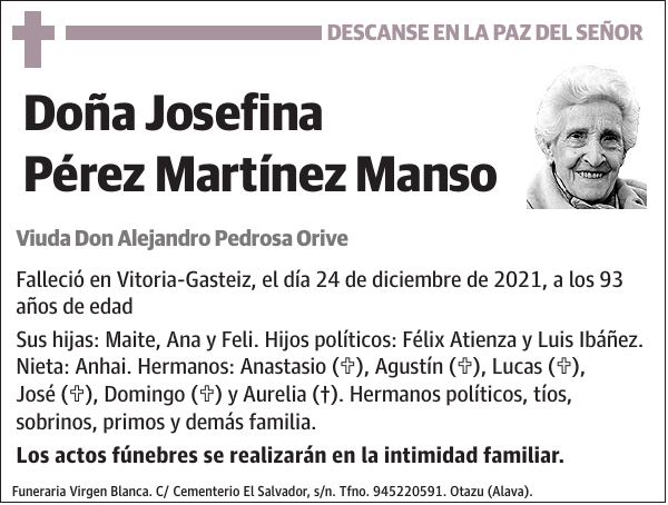 Josefina Pérez Martínez Manso