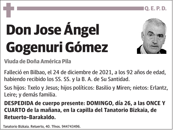 Jose Ángel Gogenuri Gómez