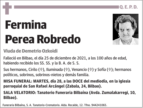 Fermina Perea Robredo