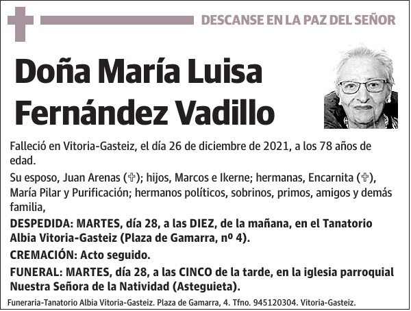 María Luisa Fernández Vadillo