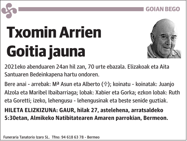 Txomin Arrien Goitia