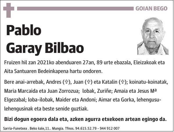 Pablo Garay Bilbao