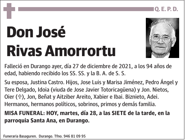 José Rivas Amorrortu